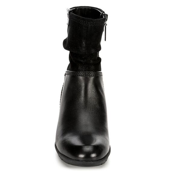 Medicus Womens 'Jil' Heeled Zip Up Slouch Ankle Boots - Picture 3 of 7